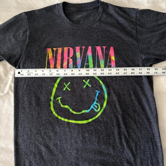 Nirvana Womens Colorful Logo Tee - Picture 2 of 5